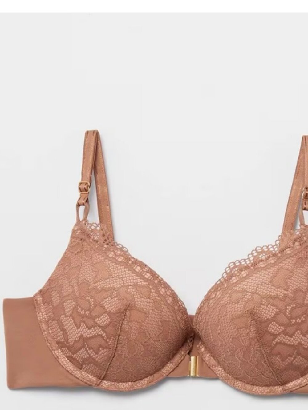Embraceable Push-Up Front-Close Bra with Lace